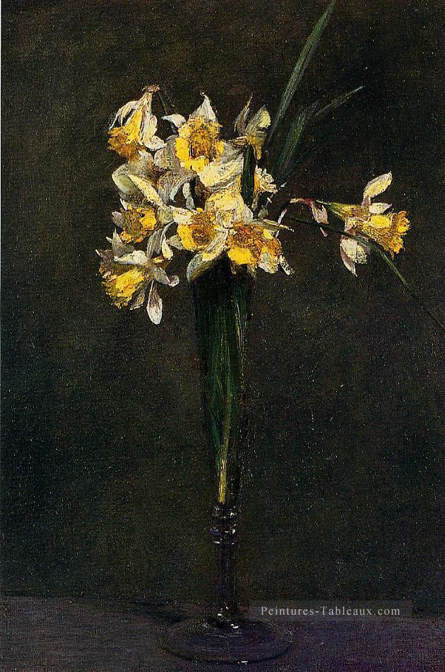 Fleurs jaunes aka Coucous Henri Fantin Latour Peintures à l'huile